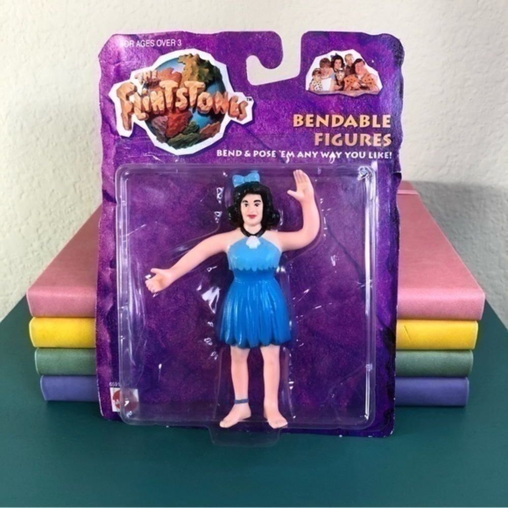 The Flintstones Betty Rubble Bendable Figures Poseable Figurine Movie Vintage